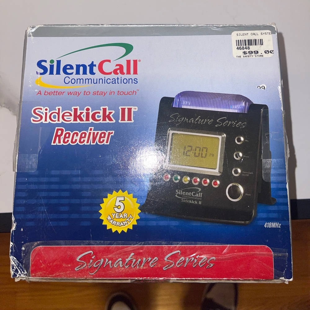 Silent Call Communications Sidekick II Receiver SK09214-2 Alerting System - Open